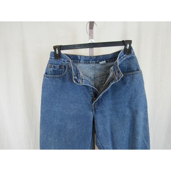 Levi's 550 12 Mis Blue Jean Denim Pants Relaxed Fit Tapered Leg Barrel Leg VTG - Picture 4 of 7